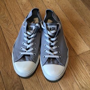 Vintage Converse CMM All Star Lo tops Mens 8 Womans 10 Grey